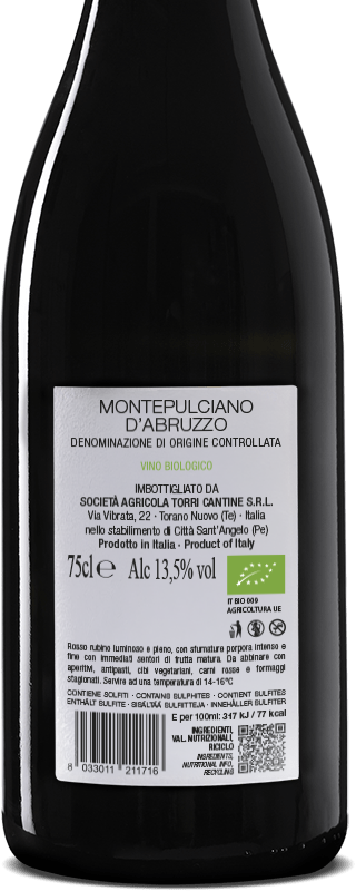 Ca'Natura Montepulciano d'Abruzzo DOC Biologico - immagine 2