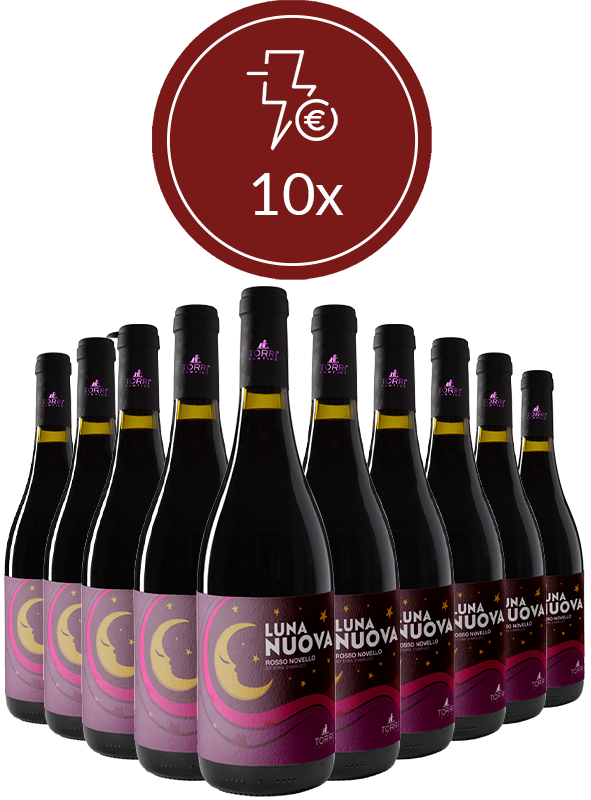 10x Vino Novello “Lunanuova” 0,75L