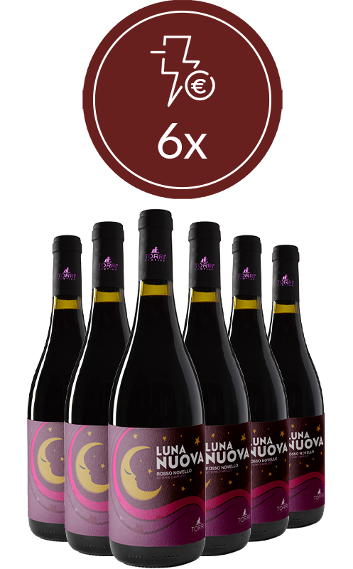 6x Vino Novello "Lunanuova" 0,75L