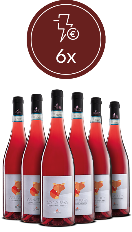 #ROSÉWEEK - 6x Bottiglie Ca'Natura Cerasuolo d'Abruzzo DOC