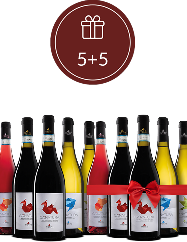Promo 5+5 bottiglie in regalo di Ca’Natura a scelta